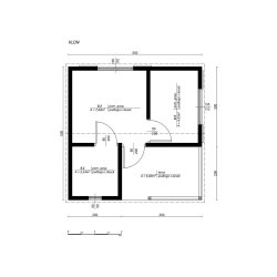 copy of Holzhaus Ahorn 5x5m 25m2