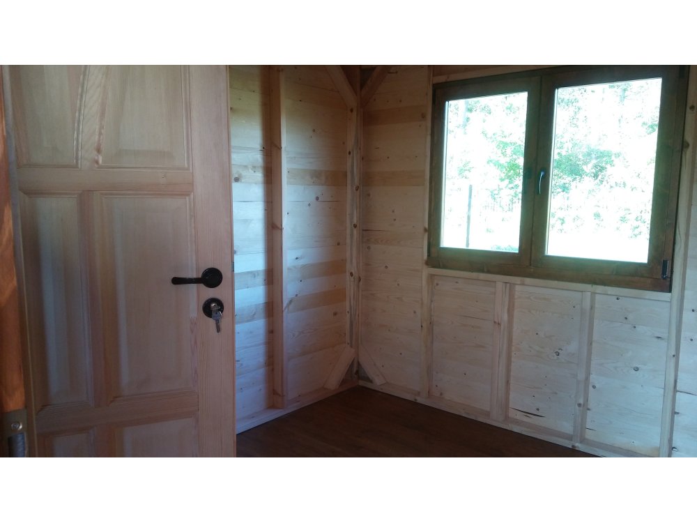 Dom drewniany Klon 5x5m z ekspozycji