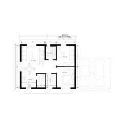 Dom całoroczny prefabrykowany MDM Optimal 58