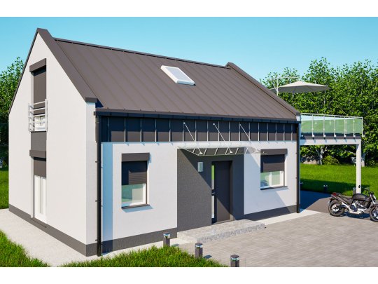 Dom całoroczny prefabrykowany MDM Optimal 58