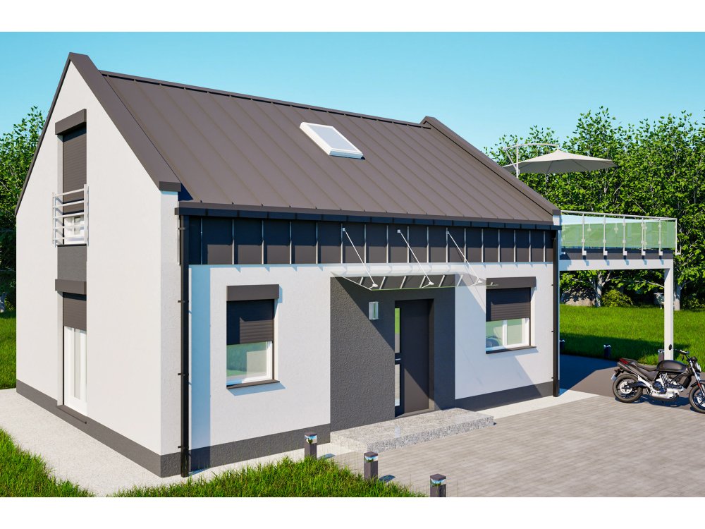 Dom całoroczny prefabrykowany MDM Optimal 58