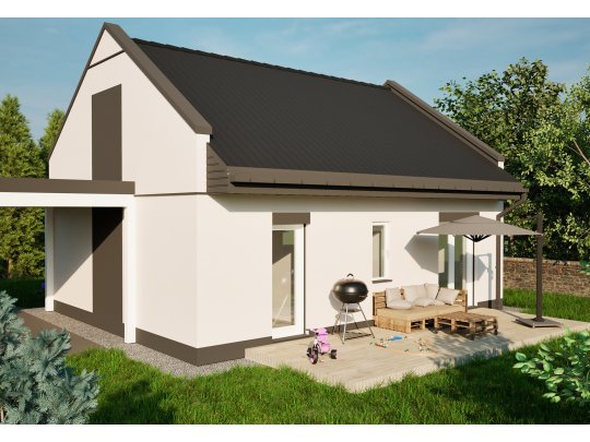 Dom całoroczny prefabrykowany MDM Optimal 58