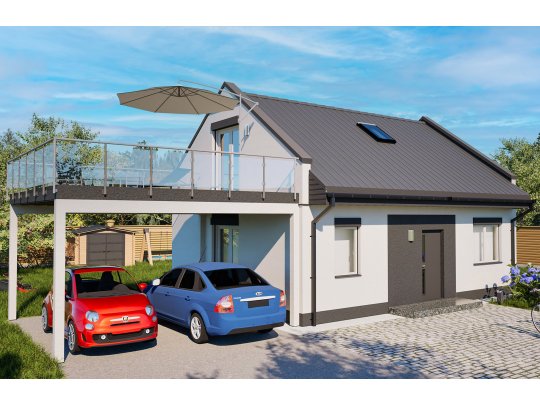 Dom całoroczny prefabrykowany MDM Optimal 58