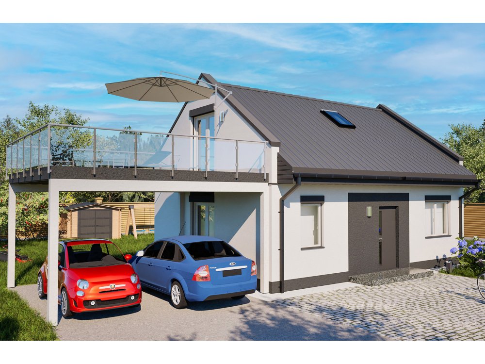 Dom całoroczny prefabrykowany MDM Optimal 58