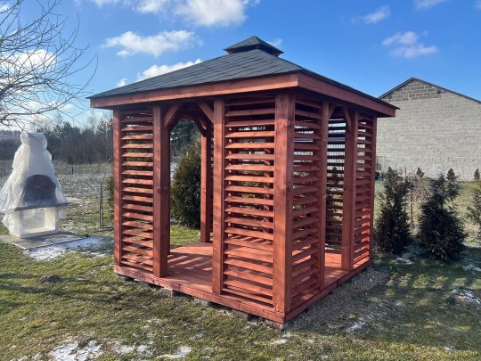 Rectangular gazebo P10 3 x 3 m 9 m2