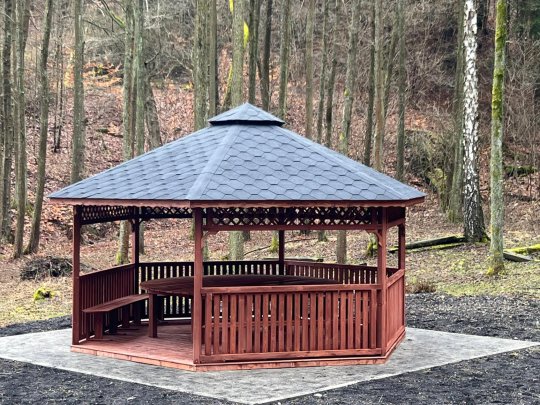 Sechseckiger Pavillon S4 ∅ 6,0m 28m2