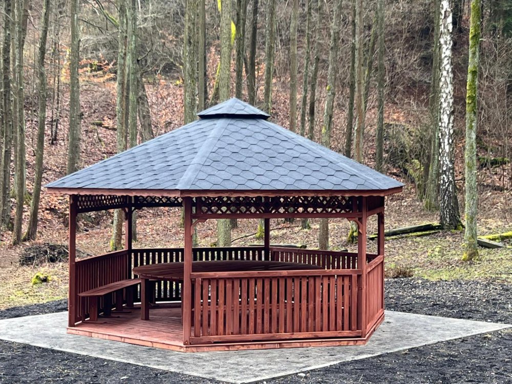 Sechseckiger Pavillon S4 ∅ 6,0m 28m2