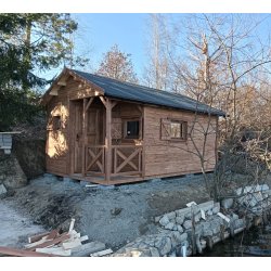 Dom drewniany Klon C 5x3m 15m2