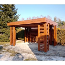 Rechteckiger Pavillon P13 4 x 3 m 12 m2