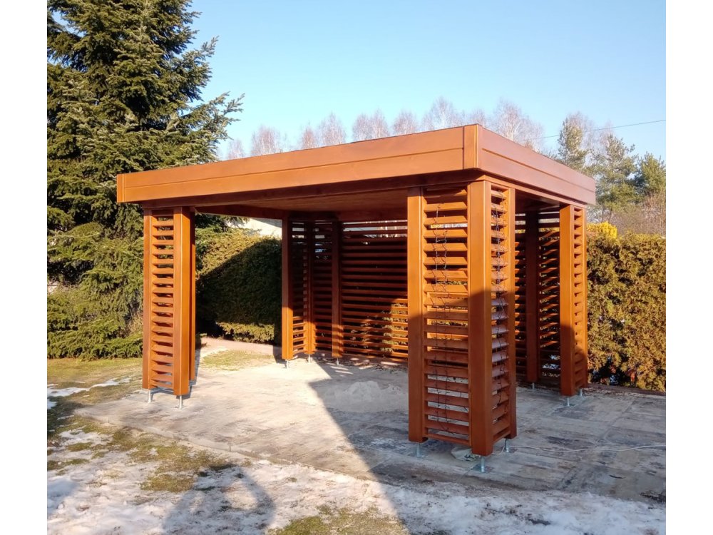 Rechteckiger Pavillon P13 4 x 3 m 12 m2