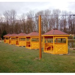 Sechseckiger Pavillon S5 ∅ 3,9m 12m2