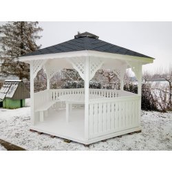 Hexagonal gazebo S2 ∅ 3.9m 12m2