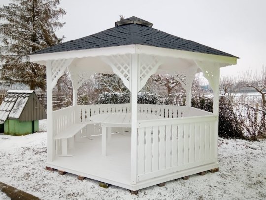 Hexagonal gazebo S2 ∅ 3.9m 12m2