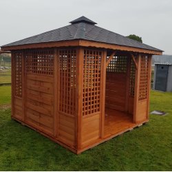 P3 rechteckiger Pavillon 3 x 3 m 9 m2