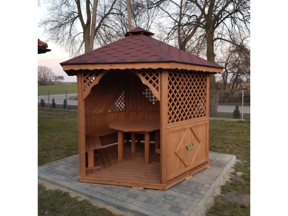 Altana sześciokątna S1 ∅ 3,2m 8m2