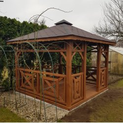 P4 rechteckiger Pavillon 3 x 3 m 9 m2