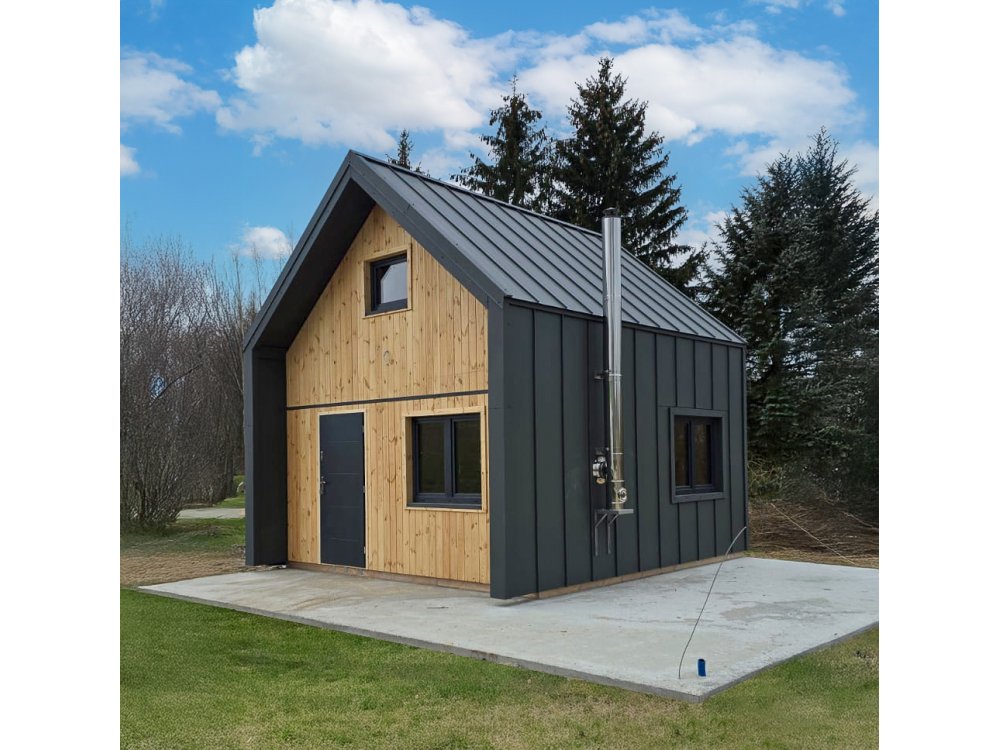 Holzhaus Wierzba Modern B 5x7m 35m2