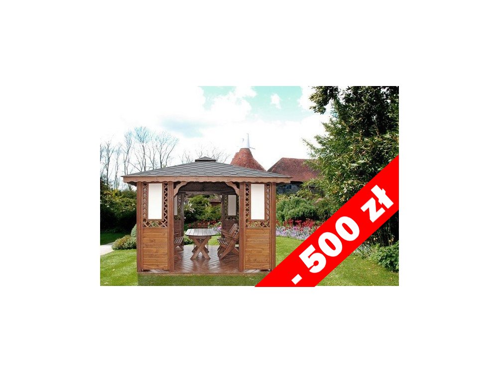 Rechteckiger Pavillon P1 3 x 3 m 9 m2