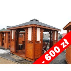 Rechteckiger Pavillon P1 4 x 4 m 16 m2