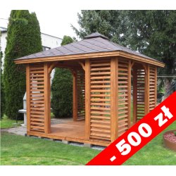 Rectangular gazebo P10 4 x 3 m 12 m2