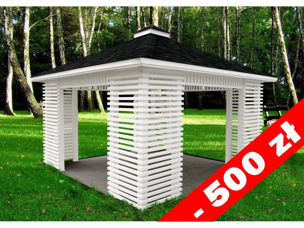 Rechteckiger Pavillon P10b 3 x 3 m 9m2