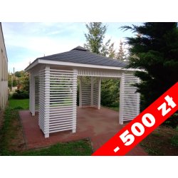 Rechteckiger Pavillon P10b 4 x 3 m 12 m2