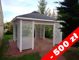 Rechteckiger Pavillon P10b 4 x 3 m 12 m2