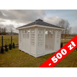 Rechteckiger Pavillon P11 3 x 3 m 9m2