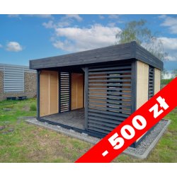 Rechteckiger Pavillon P13 4 x 3 m 12 m2