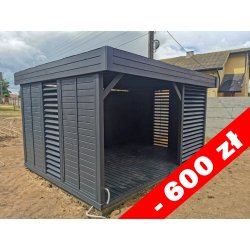 Rechteckiger Pavillon P13 4 x 4 m 16m2