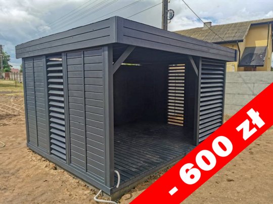 Rechteckiger Pavillon P13 4 x 4 m 16m2