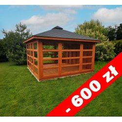 P14 rechteckiger Pavillon 4 x 5 m 20 m2