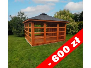 P14 rechteckiger Pavillon 4 x 5 m 20 m2