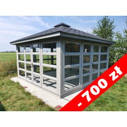 P14 rechteckiger Pavillon 5 x 5 m 25 m2