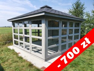 P14 rechteckiger Pavillon 5 x 5 m 25 m2
