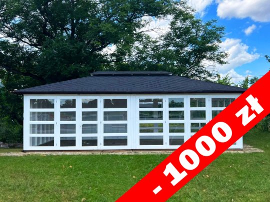 Gazebo P14 rectangular 8 x 4 m 32m2