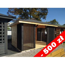 Rechteckiger Pavillon P15 4x3m 12m2