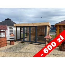 Altana prostokątna P16 przeszklona 4x4m 16m2