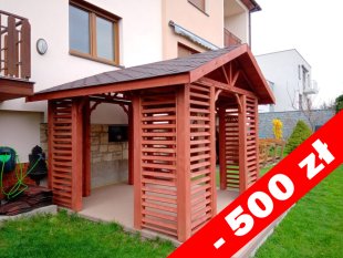 Rechteckiger Pavillon mit Satteldach P17 4 x 3 m 12 m2