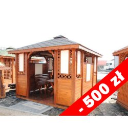 Rechteckiger Pavillon P1a 4 x 3 m 12 m2