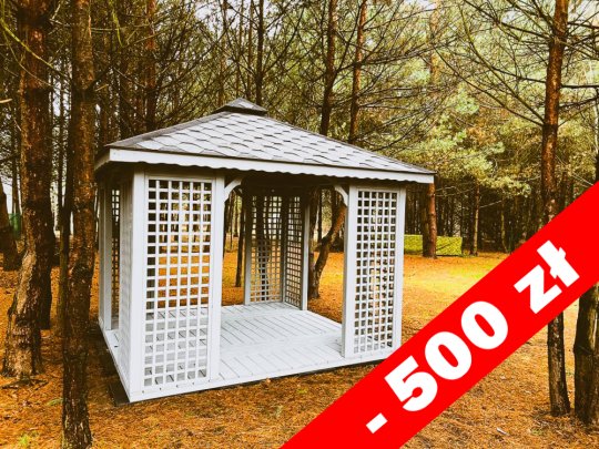 Rechteckiger Pavillon P2 3 x 3 m 9 m2