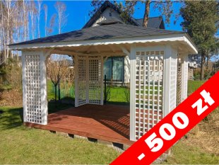 Rechteckiger Pavillon P2 4 x 3 m 12 m2