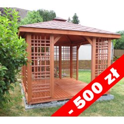 Rectangular gazebo P2a 4 x 3 m 12 m2