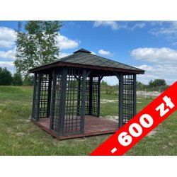 Rectangular gazebo P2a 4 x 4 m 16 m2