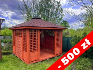 P3 rechteckiger Pavillon 3 x 3 m 9 m2