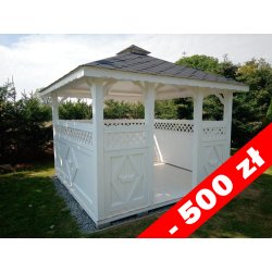 Rechteckiger Pavillon P5 3 x 3m 9m2