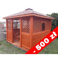 Rectangular gazebo P7 3 x 3 m 9 m2