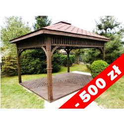 Rechteckiger Pavillon P8 3 x 3 m 9 m2