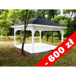 Rechteckiger Pavillon P8 4 x 4 m 16 m2