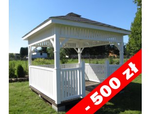 Rechteckiger Pavillon P9 3 x 3 m 9 m2